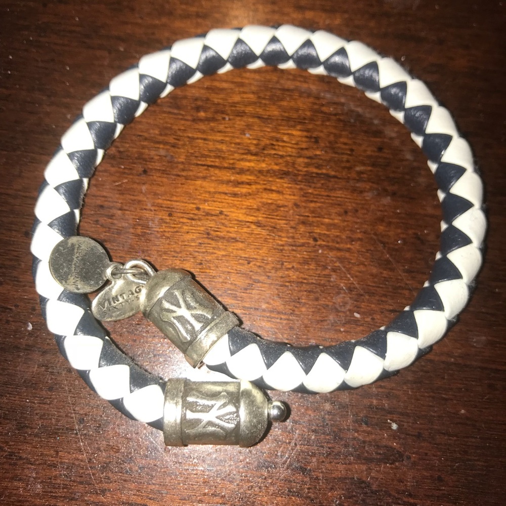 Alex and Ani Yankees wrap around bracelet